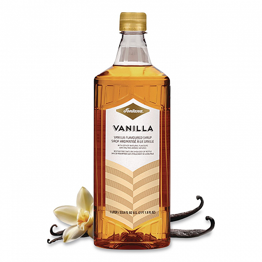 Flavored Coffee Syrup, Vanilla, 1 L Bottle (412737675)