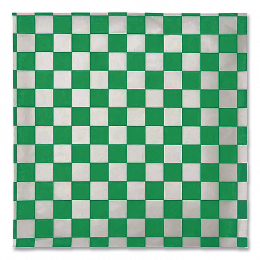 Grease-Resistant Paper Wraps and Liners, 12 x 12, Green Check, 1,000/Box, 5 Boxes/Carton (057950)