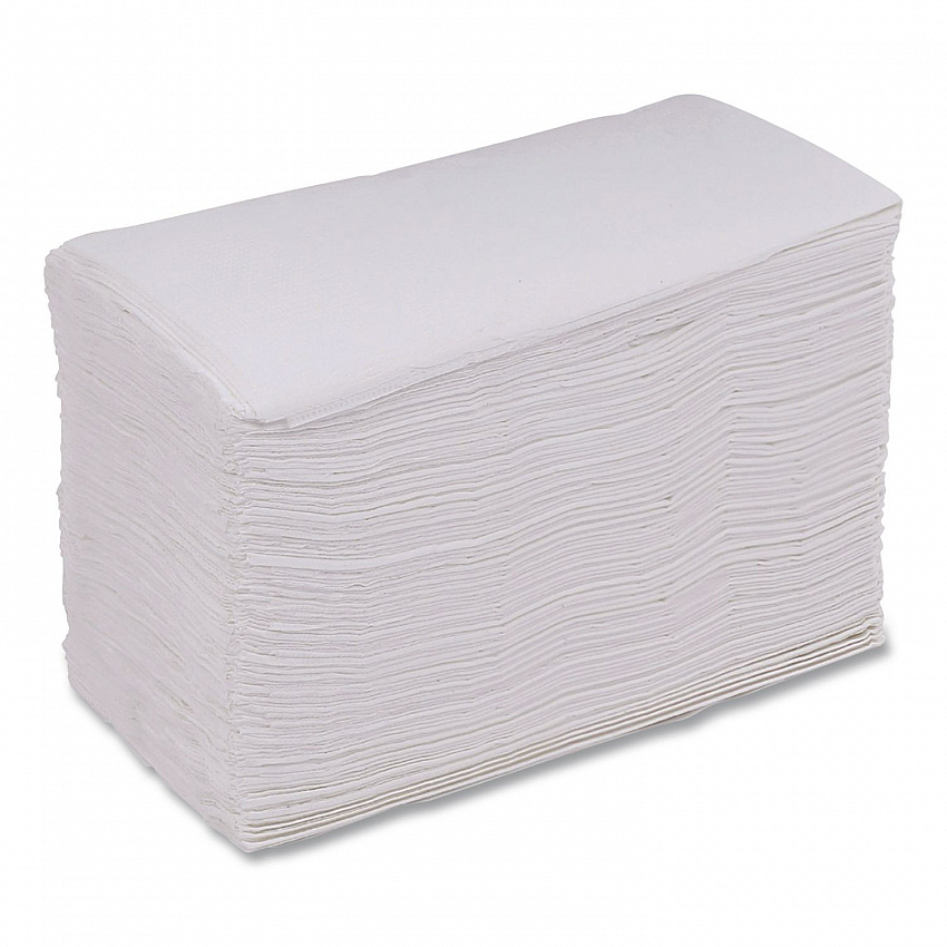 Guest Towels, 1-Ply, 12 x 17, White, 100/Pack, 5 Packs/Carton (500LNAPW)