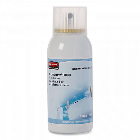 Microburst 3000 Refill, Linen Fresh, 2 oz Aerosol Spray, 12/Carton (4012551)