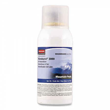 Microburst 3000 Refill, Mountain Peaks, 2 oz Aerosol Spray, 12/Carton (4012571)