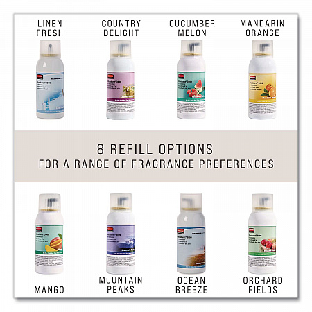 Microburst 3000 Refill, Ocean Breeze, 2 oz Aerosol Spray, 12/Carton (4012581)