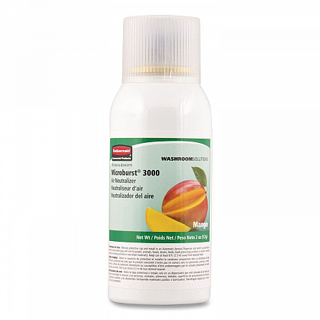 Microburst 3000 Refill, Mango, 2 oz Aerosol Spray, 12/Carton (401690)
