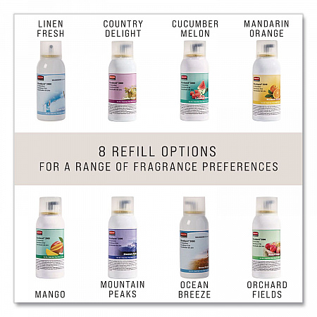 Microburst 3000 Refill, Mango, 2 oz Aerosol Spray, 12/Carton (401690)
