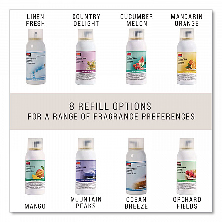 Microburst 3000 Refill, Mandarin Orange, 2 oz Aerosol Spray, 12/Carton (402408)