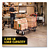 Heavy-Duty Platform Truck Cart, 2,000 lb Capacity, 24 x 48 Platform, Black (443600BK)