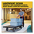 Heavy-Duty Platform Truck Cart, 2,000 lb Capacity, 24 x 48 Platform, Black (443600BK)
