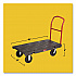 Heavy-Duty Platform Truck Cart, 2,000 lb Capacity, 24 x 48 Platform, Black (443600BK)