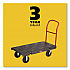 Heavy-Duty Platform Truck Cart, 2,000 lb Capacity, 24 x 48 Platform, Black (443600BK)