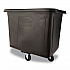 Cube Truck, 119.7 gal, 500 lb Capacity, Plastic/Metal, Black (FG461600BLA)