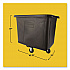 Cube Truck, 119.7 gal, 500 lb Capacity, Plastic/Metal, Black (FG461600BLA)