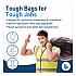 Reprocessed Resin Can Liners, 60 gal, 1.2 mil, 38 x 58, Black, 50 Bags/Carton (519E)