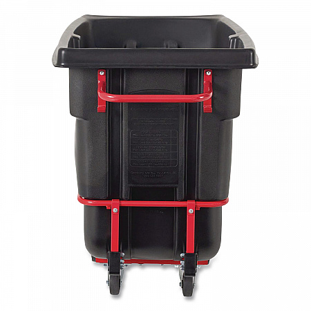 1 cu yd BRUTE Rotomolded Tilt Truck, 1,250 lb Capacity, Black (1315BLA)