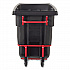 1 cu yd BRUTE Rotomolded Tilt Truck, 1,250 lb Capacity, Black (1315BLA)