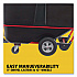1 cu yd BRUTE Rotomolded Tilt Truck, 1,250 lb Capacity, Black (1315BLA)
