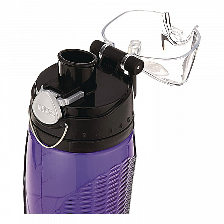 Intak by Thermos Hydration Bottle with Meter, 24 oz, Plastic, Purple (HP4100PU6)