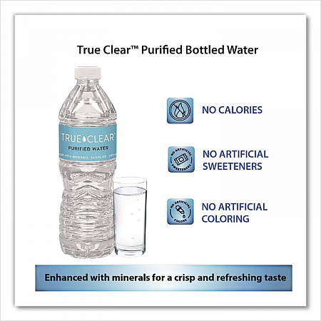 Purified Bottled Water, 16.9 oz Bottle, 24 Bottles/Carton (TRC05L24CT)