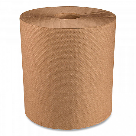 Brown Roll Towel, 1-Ply, 7.87