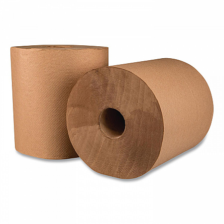 Brown Roll Towel, 1-Ply, 7.87