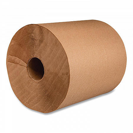 Brown Roll Towel, 1-Ply, 7.87