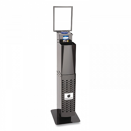 Pop-Up Floorstand, 12 x 14.5 x 51.5, Black (Q438FP)
