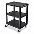 TUFFY Three-Shelf Multipurpose Utility Cart, Plastic, 300 lb Capacity, 26.5