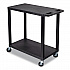 TUFFY XL Two-Shelf Multipurpose Utility Cart, Plastic, 400 lb Capacity, 35.25