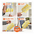 Heavy Duty Dusters Refill, Dust Lock Fiber, Unscented, Yellow, 6/Box (21620BX)