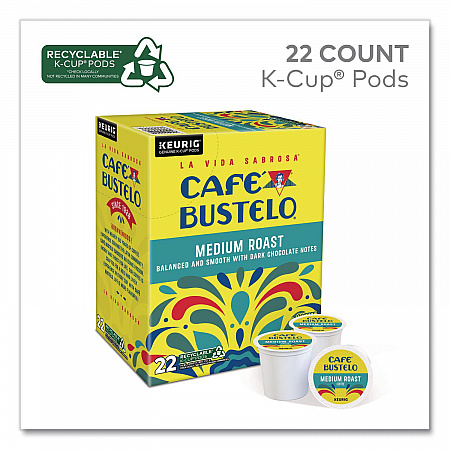 Medium Roast K-Cups, 22/Box (2861)