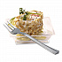 Petite Tasting Fork, Polystyrene, Silver, 400/Carton (RFPFK4)