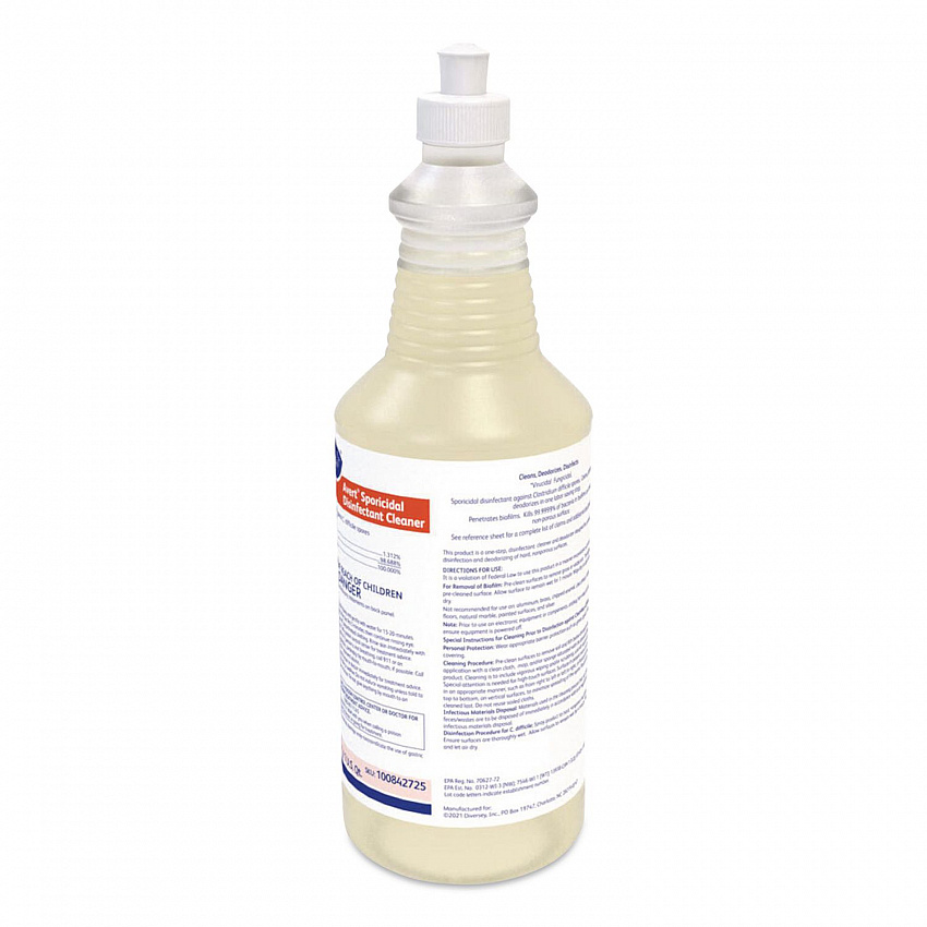 Avert Sporicidal Disinfectant Cleaner, 32 oz Spray Bottle, 12/Carton (100842725)