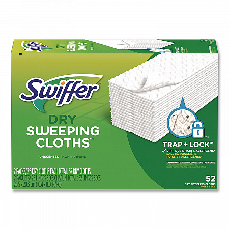 Dry Refill Cloths, 1-Ply, 10.4