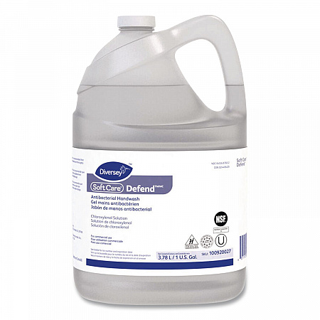 Soft Care Defend Antibacterial Handwash for IntelliCare Dispensers, Medicinal Scent, 1 gal, 4/Carton (100920027)