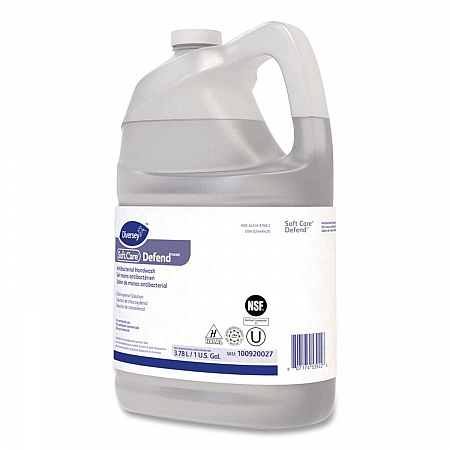 Soft Care Defend Antibacterial Handwash for IntelliCare Dispensers, Medicinal Scent, 1 gal, 4/Carton (100920027)