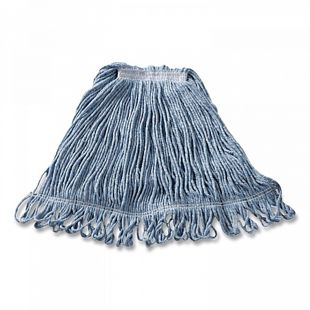 Super Stitch Blend Mop, Green Headband, Cotton/Synthetic, Medium, Blue (D212BLUEA)