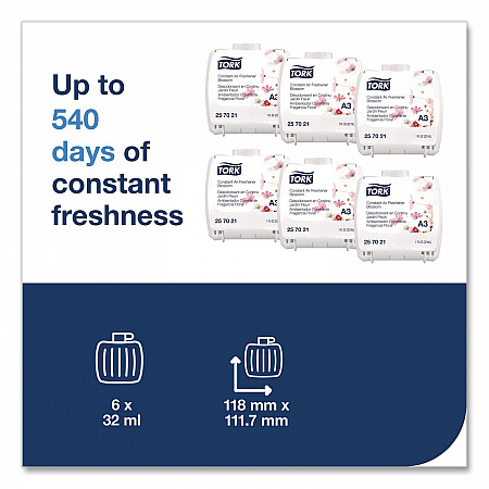 Constant Air Freshener Refill, 32 mL, 6/Carton (257022)