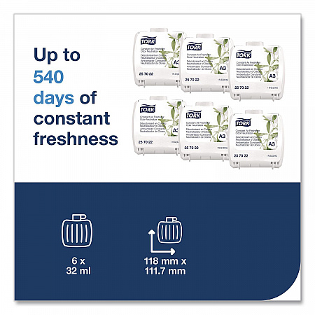 Constant Air Freshener Refill, 32 mL, 6/Carton (257022)