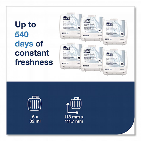 Constant Air Freshener Refill, Breeze, 32 mL, 6/Carton (257020)