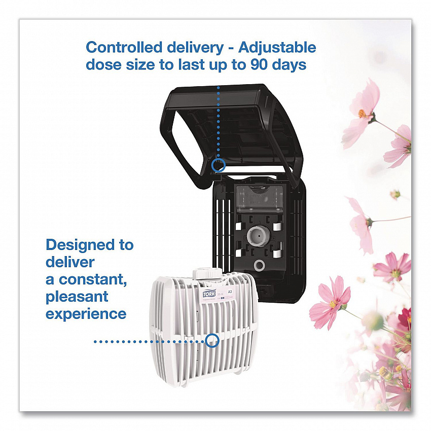 Constant Air Freshener Dispenser, 3.93 x, 4.72 x 5.98, Black, 6/Carton (256023)