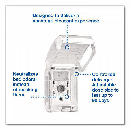 Constant Air Freshener Dispenser, 3.93 x, 4.72 x 5.98, Black, 6/Carton (256023)
