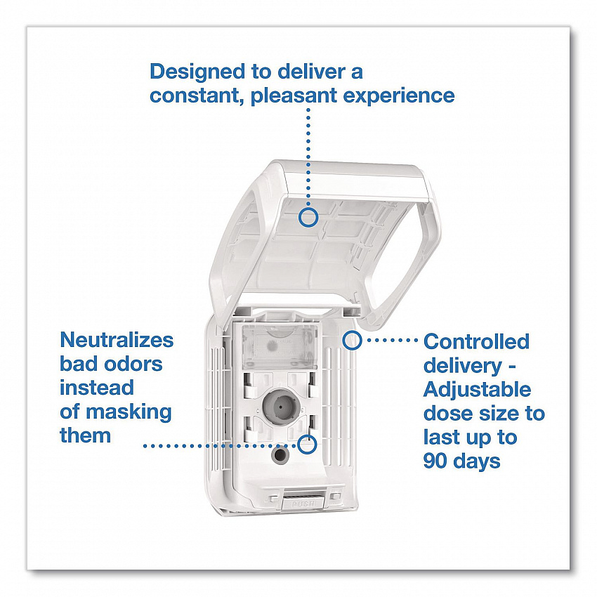 Constant Air Freshener Dispenser, 3.93 x, 4.72 x 5.98, Black, 6/Carton (256023)
