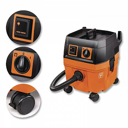 Turbo II Wet/Dry Vacuum/Dust Extractor, 8.4 gal, Orange/Black (92036236090)