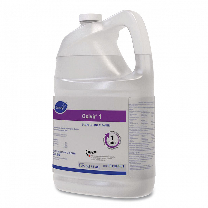 Oxivir 1 RTU Disinfectant Cleaner, 1 gal Bottle, 4/Carton (101109961)