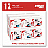 GeneralClean X50 Cleaning Cloths, 12 x 12.5, White, 84/Pack, 12 Packs/Carton (39005)
