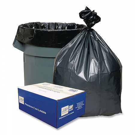 Can Liners, 60 gal, 1.55 mil, 39