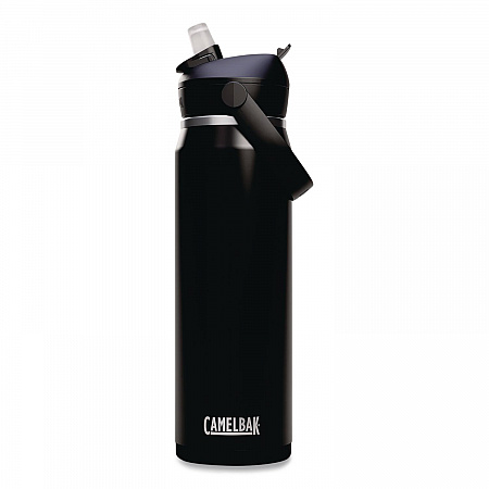 Thrive FlipStraw Stainless Steel Vacuum Insulated Water Bottle, 32 oz, Navy (2855405001)