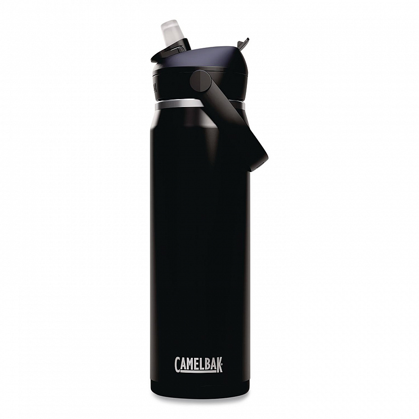 Thrive FlipStraw Stainless Steel Vacuum Insulated Water Bottle, 32 oz, Navy (2855405001)