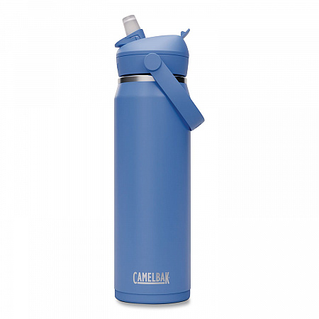 Thrive FlipStraw Stainless Steel Vacuum Insulated Water Bottle, 32 oz, Sky Blue (2855406001)