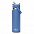 Thrive FlipStraw Stainless Steel Vacuum Insulated Water Bottle, 32 oz, Sky Blue (2855406001)