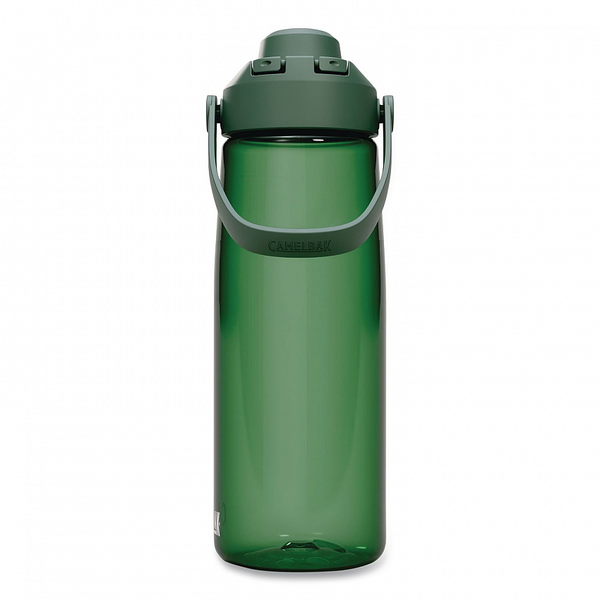 Thrive Chug Plastic Water Bottle, 32 oz, Forest Green (2925301001)